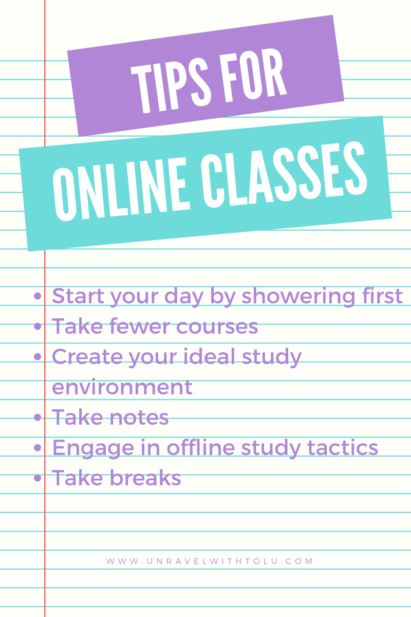Tips For Taking Online Class